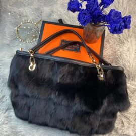 CS-P910 Fox black fur bag