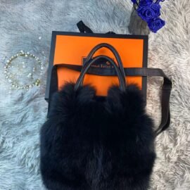 CS-K558 Fox black fur bag