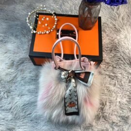 CS-Q557 Fox colorful color fur bag