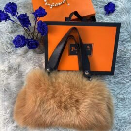 CS-G712 Fox fur yellow fur bag