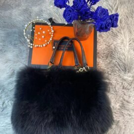 CS-S566 Fox fur black fur bag