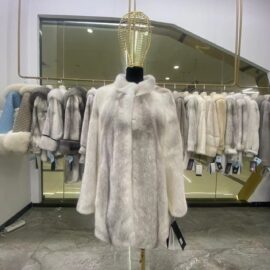 WFCS-J980 Cross mink stand collar